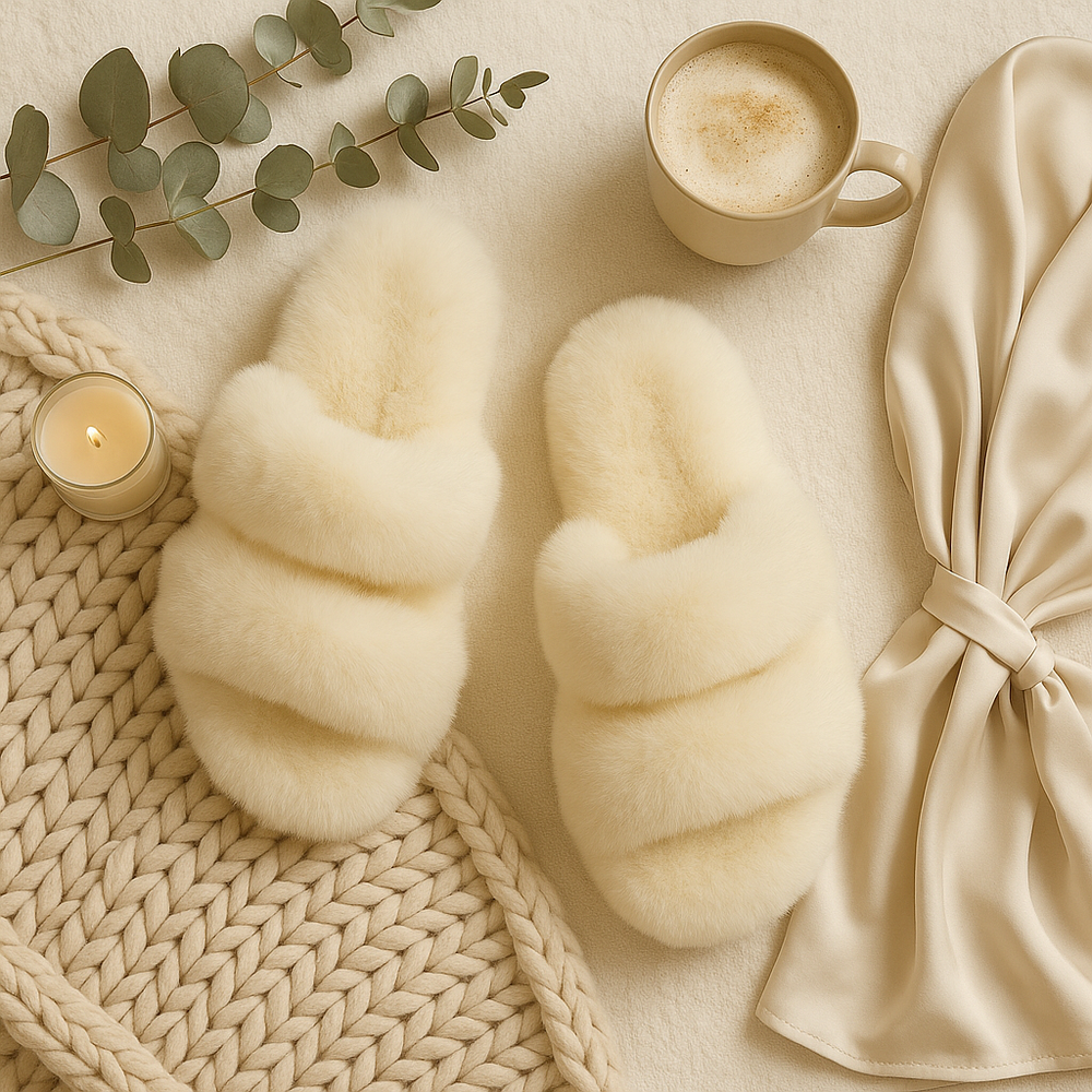 Velour Cloud Slides