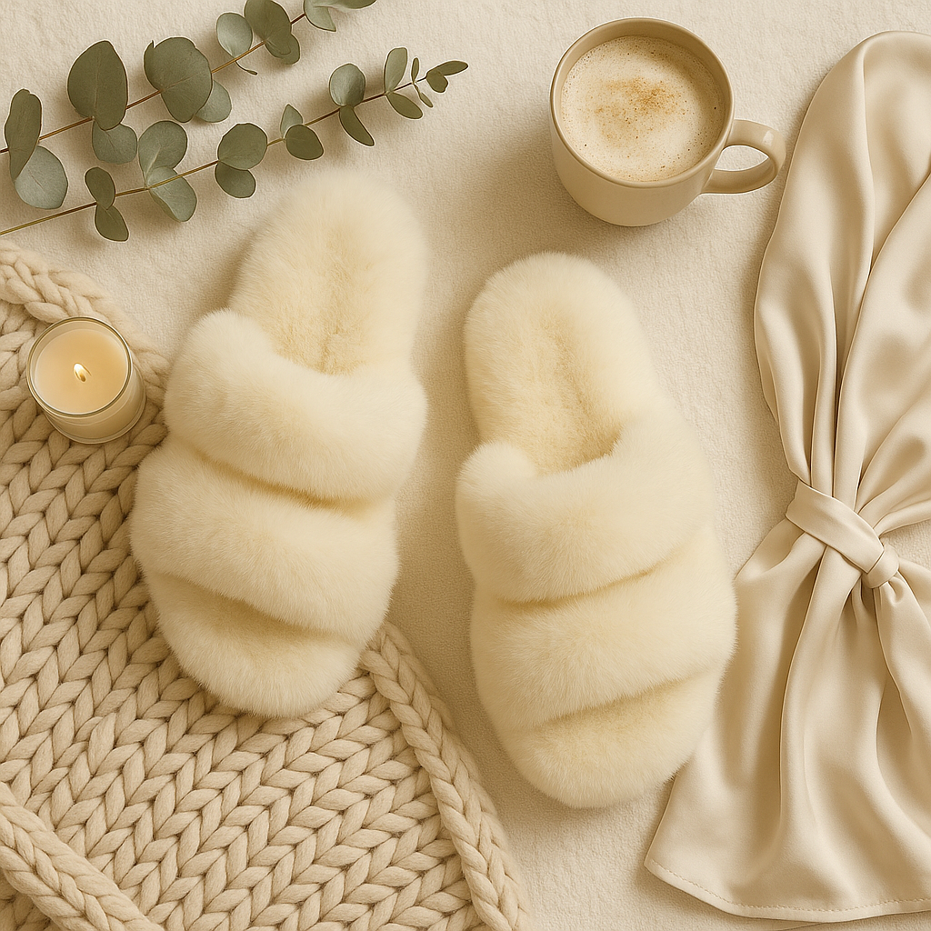 Velour Cloud Slides